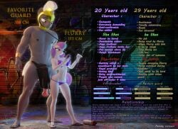 3d_(artwork) absurd_res anthro bikini blender_(artwork) clothing digital_media_(artwork) duo equid equine eyewear feet female flip_flops flurry_heart_(mlp) friendship_is_magic glasses hasbro hi_res hooves-art horn horse male male/female mammal my_little_pony mythological_creature mythological_equine mythology pony royal_guard_(mlp) size_difference swimwear typo unicorn