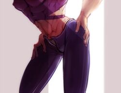 1boy battle_tendency crotch_focus jojo's_bizarre_adventure joseph_joestar male male_only