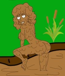 1girls american_dad ass completely_covered_in_mud completely_naked completely_nude connie_robinson covered_in_mud dirty dirty_girl edit female mud muddy naked nipples nude redguy7 sideboob solo