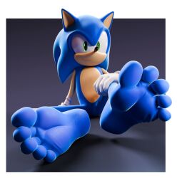 3d 3d_(artwork) 3d_model 5_toes blue_body blue_feet feet feetymcfoot foot_fetish foot_focus green_eyes hedgehog highres looking_at_viewer male male_only presenting_feet scrunched_toes sega soles solo_male sonic_(series) sonic_the_hedgehog sonic_the_hedgehog_(series) spread_toes transparent_background wrinkled_feet wrinkled_soles