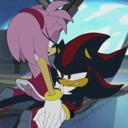 1boy 1girls 2d amy_rose animated big_ass big_breasts cherryfurvixen cowgirl_position female furry male moaning_in_pleasure mp4 sega shadow_the_hedgehog sonic_(series) sonic_the_hedgehog_(series) sound space tagme vaginal_penetration vaginal_sex video