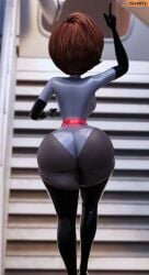 1girls 3d 3d_(artwork) alternate_costume ass back_view big_ass big_butt big_hips bodysuit bottom_heavy costume duplicate elastigirl elastigirl_(the_incredibles_2_supersuit) female female_only fully_clothed giant_ass helen_parr hourglass_figure huge_ass low_res lowres milf rear_view skin_tight slim_waist smitty34 solo superhero_costume superheroine the_incredibles the_incredibles_2 thick_thighs thigh_boots thong tight_clothing voluptuous voluptuous_female wide_hips