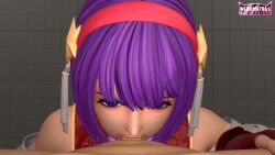 3d animated animation athena_asamiya blowjob blowjob_face fellatio female idol king_of_fighters king_of_fighters_xv nekomathas oral oral_sex pov psycho_soldier purple_eyes purple_hair slurp snk sound source_filmmaker star_hair_ornament sucking sucking_penis tagme video