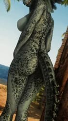 animated argonian argonian_female ass ass_focus female h3llhound_(artist) mp4 naked no_sound nude nude_female swaying_ass tagme the_elder_scrolls video