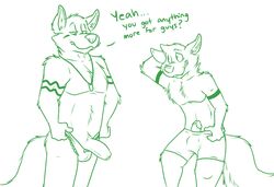 anthro bobbie brothers canine clothing duo erection flaccid male male_only mammal multiple_males panties penis robbie robbie_(rotten_robbie) rotten_robbie sibling uncut underwear wolf yaoi