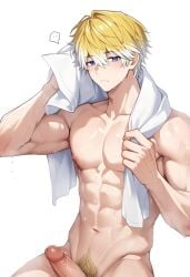 1boy abs ai_generated ai_golden_map big_penis blush erect_penis erection gay hard_penis light-skinned_male light_skin male_only muscular muscular_male naked naked_male nijisanji nijisanji_en nipples nude_male pecs purple_eyes shower solo_male sonny_brisko tagme uncensored virtual_youtuber yaoi