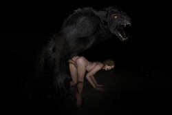 3d anthro areola asilios breasts canine duo erect_nipples erection female forced fur furry human male mammal nipples nude penetration penis pussy rape sex straight vaginal_penetration were werewolf