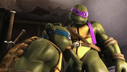 3d animated anthro balls donatello duo erection gay incest leonardo male oral penis reptile rexim scalie sex teenage_mutant_ninja_turtles turtle