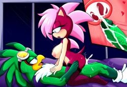 ai_generated ass breasts jet_the_hawk moaning penis sex sonia_the_hedgehog sonic_(series) sonic_the_hedgehog_(series) vaginal_penetration