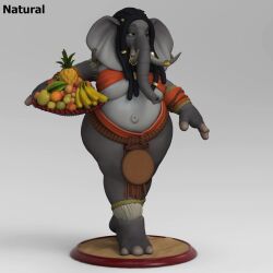 anthro bambookat elephant female furry tagme video