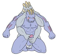 2015 2pokemon abs anthro ass balls biceps big_muscles binding blue_balls blueballs_(artist) blush bondage bound duo erection full_nelson full_nelson_(arms_only) gay handjob holding_penis humanoid humanoid_penis implied_anal kneeling looking_down machamp machoke male male/male male_focus male_only mammal multi_arm multi_limb muscles nintendo nipples nude pecs penis plain_background pokémon_(species) pokemon pokemon_(species) pokemon_only smile teeth video_games white_background yaoi