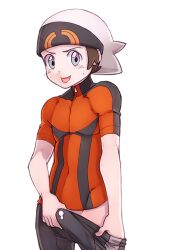 1boy brendan_(pokemon) cum cum_through_clothes femboy male_only pokemon