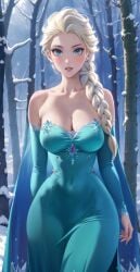 1girls ai_generated blonde_female blonde_hair blonde_hair blonde_hair_female blue_eyes cleavage curvaceous curvaceous_body curves curvy curvy_body curvy_female curvy_figure elsa_(frozen) female female female_only frozen_(film) hourglass_figure inner_sideboob light-skinned_female light_skin naughtyangelx platinum_blonde_hair sideboob solo solo_female voluptuous voluptuous_female