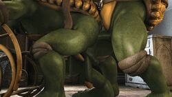 3d anal anal_sex animated anthro balls donatello duo erection flaccid gay incest leonardo male penetration penis reptile scalie sex teenage_mutant_ninja_turtles turtle