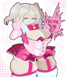 1girls faust_(limbus_company) female limbus_company magical_girl_outfit project_moon queen_of_hatred_(cosplay) tuppenjskewer