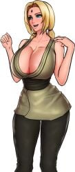 1girls 2d berry_(confined_with_goddesses) big_breasts breasts confined_with_goddesses cosplay eroniverse female female_focus female_only game_cg light_skin naruto standing tagme tsunade tsunade_(cosplay)