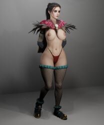 1girls 3d 3d_(artwork) animal_skull big_breasts black_hair breasts elspeth_von_draken eyeshadow fancy_clothing feathers female female_only fishnet fishnet_clothing fishnets flower flowers front_view gold_trim goth goth_girl hands_behind_back macabre mage magic_user purple_eyes roses soboro solo sorceress spellcaster thick_thighs thighhighs thong topless total_war:_warhammer warhammer_(franchise) warhammer_fantasy witch
