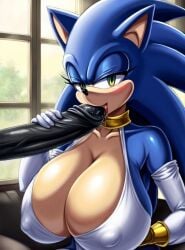 ai_generated anime_style big_breasts big_penis dark-skinned_male furry sonic_(series) sonic_the_hedgehog sonic_the_hedgehog_(series) sonique_the_hedgehog