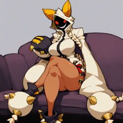 ai_generated big_breasts blazblue catgirl female looking_at_viewer taokaka tian28 video_games