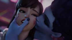 3d 3d_animation 3girls animated ashe_(overwatch) asian bangs baronstrap beauty_mark black_nails blue_hair bodysuit boots bracelet braid brown_eyes brown_hair cheek_kiss cunnilingus cutout d.va earrings eyeshadow female/female/female female_focus female_only femdom fff_threesome finger_on_lip fingerless_gloves girls girls_only gloves group group_sex hand_on_neck hand_on_thigh hand_on_throat holster kiss kissing kissing_pussy leg_strap lesbian lesbian_sex licking licking_pussy long_hair longer_than_30_seconds looking_at_partner mascara navel_penetration navel_play nude only_female open_mouth oral orgasm overwatch overwatch_2 painted_nails purple_lipstick purple_nails purple_skin pussy_licking red_eyes red_lipstick sound spread_legs squatting standing stomach stud_earrings swimsuit tagme threesome tongue_out video webm whisker_markings white_hair widowmaker yuri