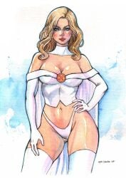 blonde_female blonde_hair blue_eyes ed_benes_studio emma_frost hellfire_club marc_holanda marvel marvel_comics white_queen x-men