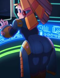 1girls android ass bonuslevel mega_man mega_man_x pallette petite robot robot_girl