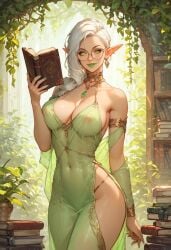 ai_generated breasts civitai elf pinup unholyreaper