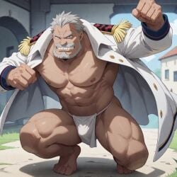 ai_generated male male_only monkey_d_garp one_piece solo_male tagme yogiri1988