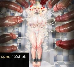 arms_behind_head begging begging_for_cum breasts_bigger_than_head bukkake cock_hungry cock_worship covered_in_cum cum_dump cum_explosion cum_on_breasts cum_on_face cum_puddle cum_shower cum_slave cumdump dominant_male excessive_cum female_submissive helpless helpless_female huge_breasts huge_cock huge_cumshot imminent_cumshot laying_on_back lewd looking_pleasured lying_on_back no_escape pleasure_face public_use restrained restrained_female restrained_legs seductive_look sex_slave surrounded_by_penis surrounded_by_penises unknown1919 waiting_for_cum waiting_for_cum_in_mouth wanting_cock wanting_cum