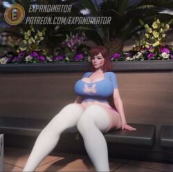 breast_expansion breasts_bigger_than_head bubble_gum d.va deflation expandinator huge_breasts inflation overwatch overwatch_2 tagme thigh_highs video