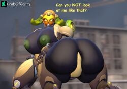 1female 1girls ass big_ass big_breasts big_breasts bubble_ass bubble_butt crabofgarry enormous_ass female huge_ass huge_boobs huge_breasts huge_butt large_ass large_butt massive_ass massive_boobs massive_breasts massive_butt massive_tits nipples orisa overwatch overwatch_2 tagme