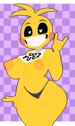 1girls big_breasts breasts breasts_out female female_only five_nights_at_freddy's five_nights_at_freddy's_2 heart heart-shaped_pupils large_breasts looking_at_viewer nipples no_color panties robot robot_girl rock-starz sharp_teeth sketch smile solo starrock64 symbol-shaped_pupils tagme toy_chica_(fnaf) traditional_media_(artwork) underwear