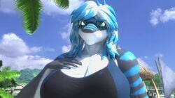 2girls anthro anthrofied ass ass_expansion big_ass big_breasts big_butt bottom_heavy breast_expansion breasts butt butt_expansion cleavage clothed clothes clothing duo female female_only fully_clothed hips huge_ass huge_breasts huge_butt humanoid hyper_breasts inflation inko_blue large_ass large_breasts large_butt nika_sharkeh stolas_(helluva_boss) tagme thick thick_ass thick_thighs thighs top_heavy video wide_hips