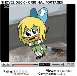 animated anthro avian beating_off blood castration death duck ero_guro execution furry furry_male guro liveleak lowres male_death murder necrophilia non-web_source nude parody parody_porn penis sex shovel torture video_player