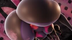 1girls 3d anthro ass ass_focus big_ass big_breasts big_butt breasts geodat64 looking_at_viewer naked no_bra no_panties nude pokemon pov pussy salazzle squatting thick_thighs thighs watermark