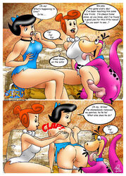 betty_rubble comic dino female hanna-barbera human male os_fuckstones penis seiren straight the_flintstones wilma_flintstone