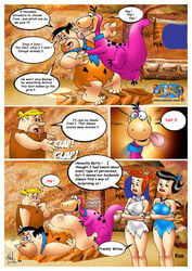 comic dino fred_flintstone hanna-barbera os_fuckstones seiren the_flintstones