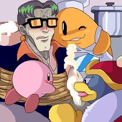 chef_kawasaki customer_service king_dedede kirby kirby_(series) male_only tagme