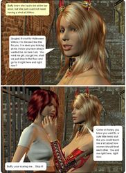 buffy_summers buffy_the_vampire_slayer comic kennedy(vampire_slayer) the_buffyverse willow_rosenberg