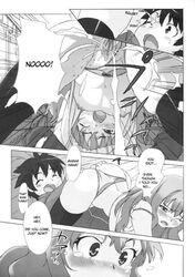 blush censored clothing comic flat_chest louise louise_francoise_le_blanc_de_la_valliere orgasm panties peeing saito_hiraga squirting stockings zero_no_tsukaima