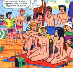 archie_andrews archie_comics betty_and_veronica betty_cooper breasts dilton_doiley kentoons pussy veronica_lodge