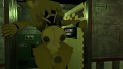 1futa 3d anthro big_breasts erection five_nights_at_freddy's fredina's_nightclub futa_only futanari golden_freddy_(fnaf) golden_fredina_(cally3d) humanoid_penis nipples nude penis smooth_penis tongue tongue_out type_0 vrchat