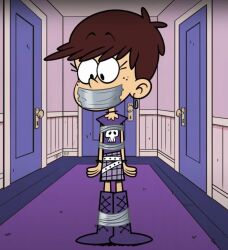 bondage je20 luna_loud nickelodeon tape tape_gag the_loud_house tomboy