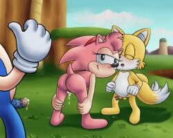 after_sex amy_rose anthro canine classic_amy_rose classic_sonic classic_tails cub cum_in_mouth cum_in_pussy female fox gloves hedgehog miles_prower miles_tails_prower no_toes saliva sega sl350 small_penis sonic_(series) sonic_cd sonic_the_hedgehog sonic_the_hedgehog_(series) tails tails_the_fox threesome young young_anthro younger_female younger_male