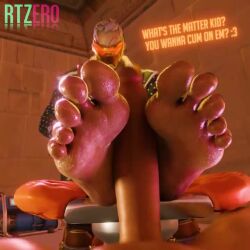 2boys 3d 3d_animation animated cum feet foot_fetish footjob gay long_penis male male/male male_only mp4 overwatch overwatch_2 rtzero soldier_76 sound tagme video