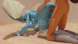 3d 3d_(artwork) anal anal_sex anal_sex animated animation anthro arched_back big_ass blue_body breast_tape doggy_style doggy_style_position fair_skin male/female male_penetrating medium_breasts medium_penis no_ai pokemon pokemon_(species) shark shark_tail sound spuds77 straight straight_sex tagme tail taped_nipples vaporeon vaporunny video watermark