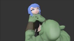 animated blue_hair choking costume death femboy highheels kenny_diver leotard light-skinned_male light_skin lunars male male_death mp4 ogre panties penguin ryona snuff sound suffocating suffocation tagme trap video