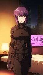 kusanagi motoko from ghost in the shell by artkoikoi