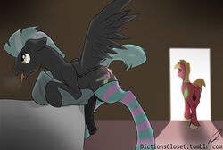 after_sex big_macintosh_(mlp) cum diction duo equine feral friendship_is_magic furry furry_only gay hi_res horse male mammal my_little_pony pegasus penis saliva sex solo_focus thunderlane_(mlp) wings