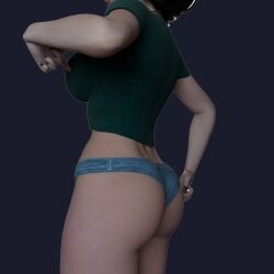 3d aunt aunt_cass big_ass big_breasts big_butt big_hero_6 big_thighs blender cass_hamada dress marvel mgsnak239 panties